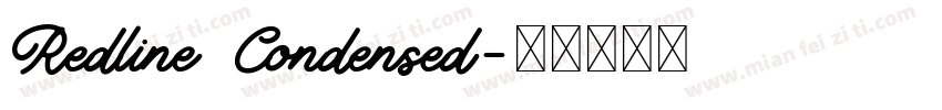 Redline Condensed字体转换